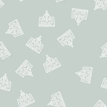 Constitution law line seamless pattern Ilustración de archivo