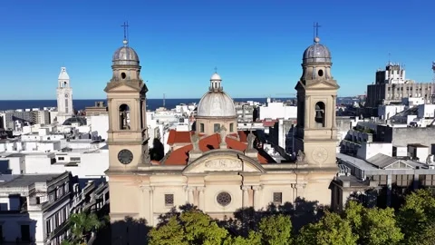 Constitution Square At Montevideo In Maldonado Uruguay. Stock Footage 338262953