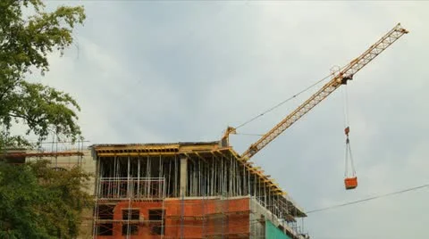 Constraction timelapse 스톡 동영상 12455477