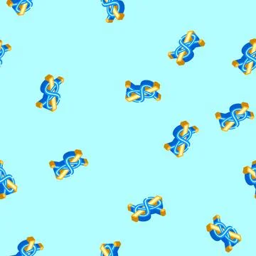 Constrictor nautical knot isometric icon seamless pattern Stock Illustration