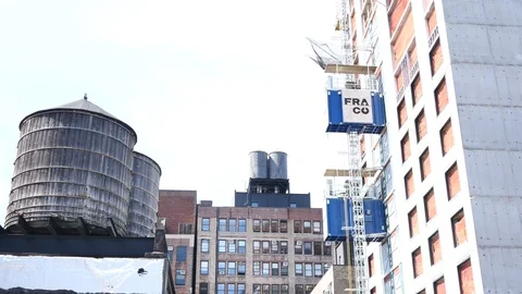 Construciton Elevators Stock Footage 111723661