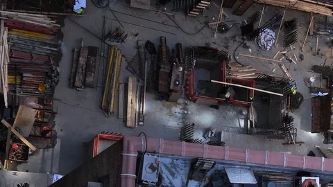 Construciton Site Stock Footage 111723674