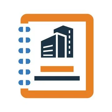 Construct, project icon. Simple editable vector graphics. Illustrazione stock