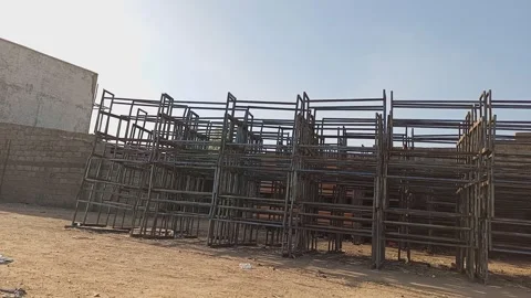 Constructed Metal Frames For School Desk Production 動画素材 325962277