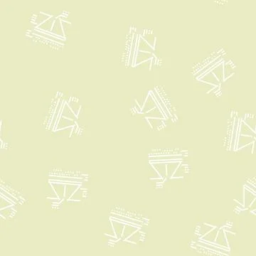 Constructed road layers line seamless pattern Stock Illustration