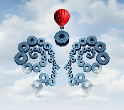 Constructing A Business Partnership Stock Illustration