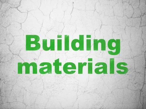 Constructing concept: Building Materials on wall background Ilustración de archivo