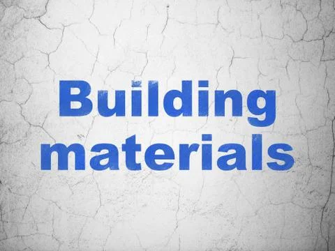 Constructing concept: Building Materials on wall background Ilustración de archivo