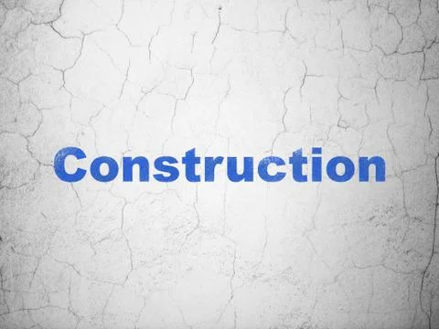 Constructing concept: Construction on wall background Stock Illustration