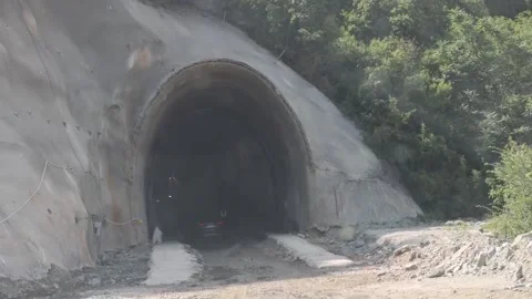 Construction advances on Corridor VIII railway linking North Macedonia and Bulga Stock Footage 339721390