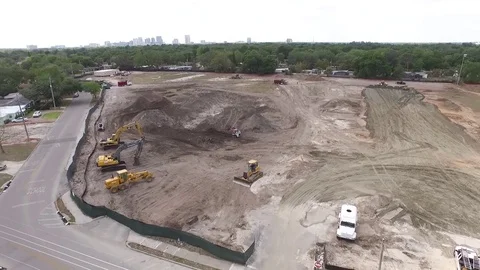 Construction Aerial Stock Footage 74585349
