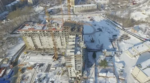 Construction and building house Stock Footage 68938810