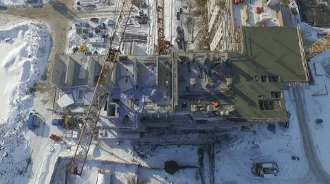 Construction and building house Stock Footage 68938845