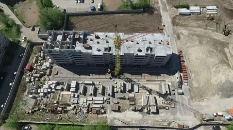 Construction and building house Stock Footage 68938894