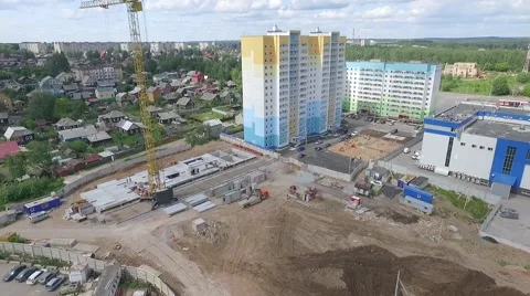 Construction and building house Stock Footage 68938986