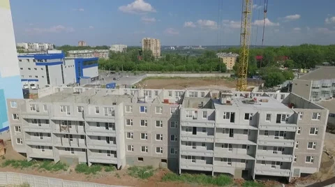 Construction and building house Stock Footage 68939043