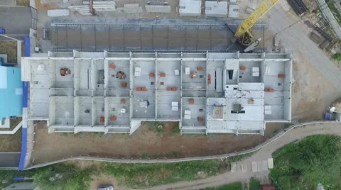 Construction and building house Stock Footage 68939089