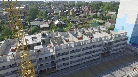 Construction and building house Stock Footage 68939095