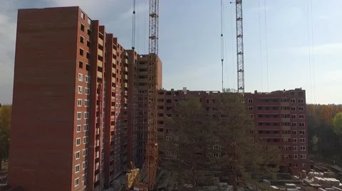 Construction and building house Stock Footage 68939106