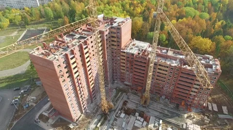 Construction and building house Stock Footage 68939143