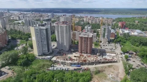 Construction and building house Stock Footage 68939171