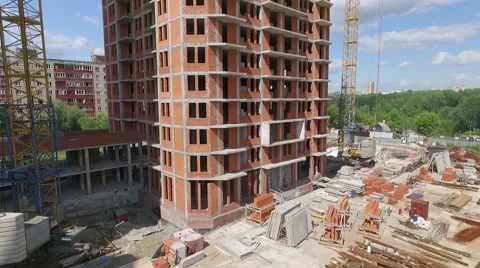 Construction and building house Stock Footage 68939182