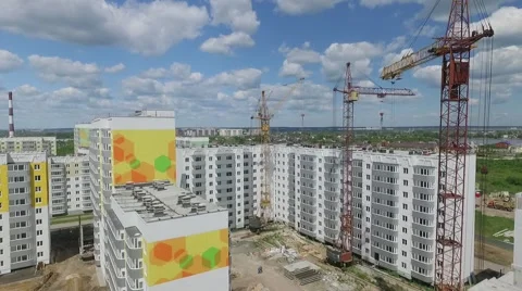 Construction and building house Stock Footage 68939235