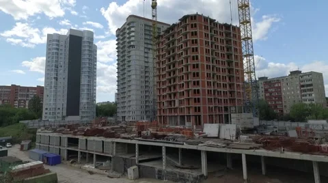 Construction and building house Stock Footage 68939281