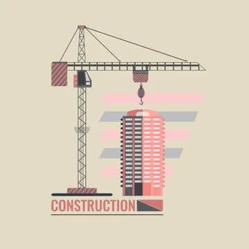Construction and Business Stock Illustration