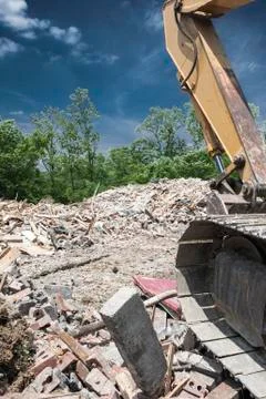 Construction and demolition site Stock Photos