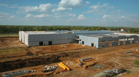 Construction and installation work. Construction of buildings and structures Stock Footage 64481000