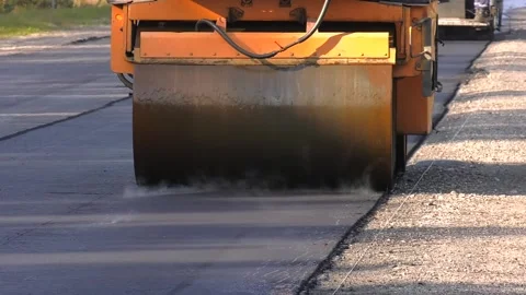 Construction and repair of highway. Video stock 104943306
