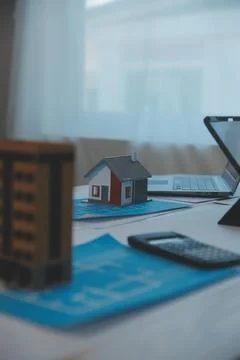 Construction and structure concept of Engineer or architect meeting for pro.. Stock Photos