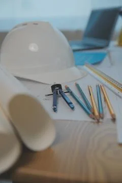 Construction and structure concept of Engineer or architect meeting for pro.. Stock Photos