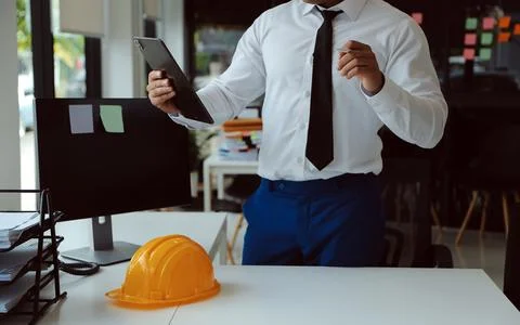 Construction and structure concept of Engineer or architect meeting for pro.. Stock Photos