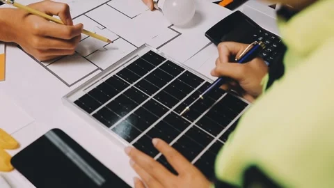 Construction and structure of Engineer or architect meeting for project wor.. Stock Footage 333275487