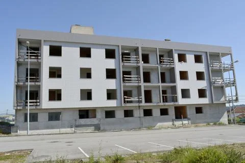 Construction of Apartments Stock Photos