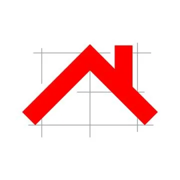 Construction architect home builder design logo vector symbol graphic concept Stock Illustration