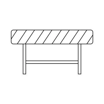 Construction architectural engineering work cartoon in black and white Stock Illustration