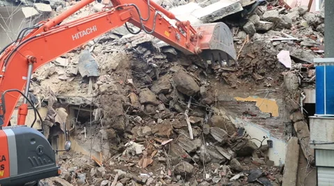 Construction area 3 Stock Footage 58883511