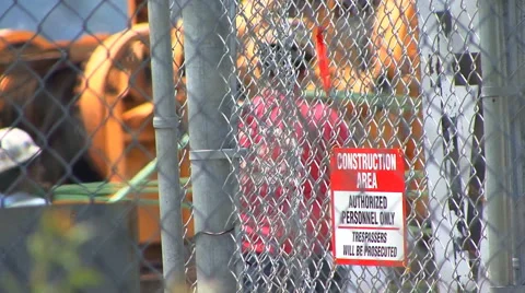 Construction Area II HD Video stock 41233550