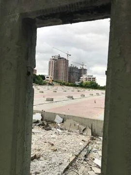 Construction area Stock Photos