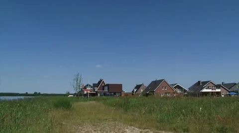 Construction area at Urban Development project BlauweStad Stock Footage 22221972