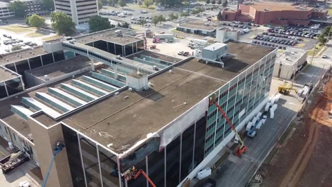 Construction at the Assembly of God Headquarters on November 6, 2025 Vídeo Stock 320632863