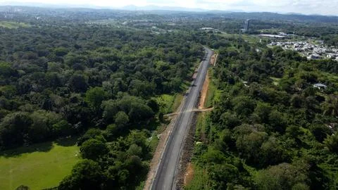 Construction of BA 649 Stock Photos