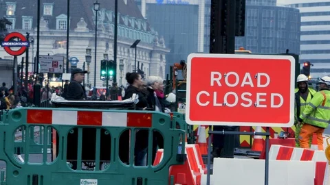 Construction at Big Ben Stock Footage 101916454