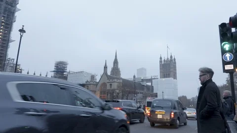 Construction at Big Ben Stock Footage 101922219