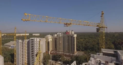 Construction. Birdwatching ground. Video stock 96014994
