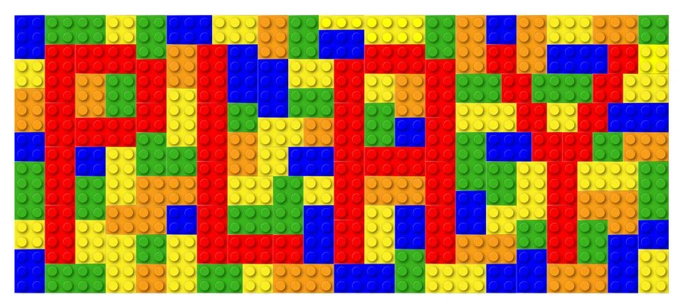 Construction blocks Stock Illustration