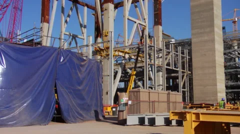 Construction Bolier4 Stock Footage 49035632